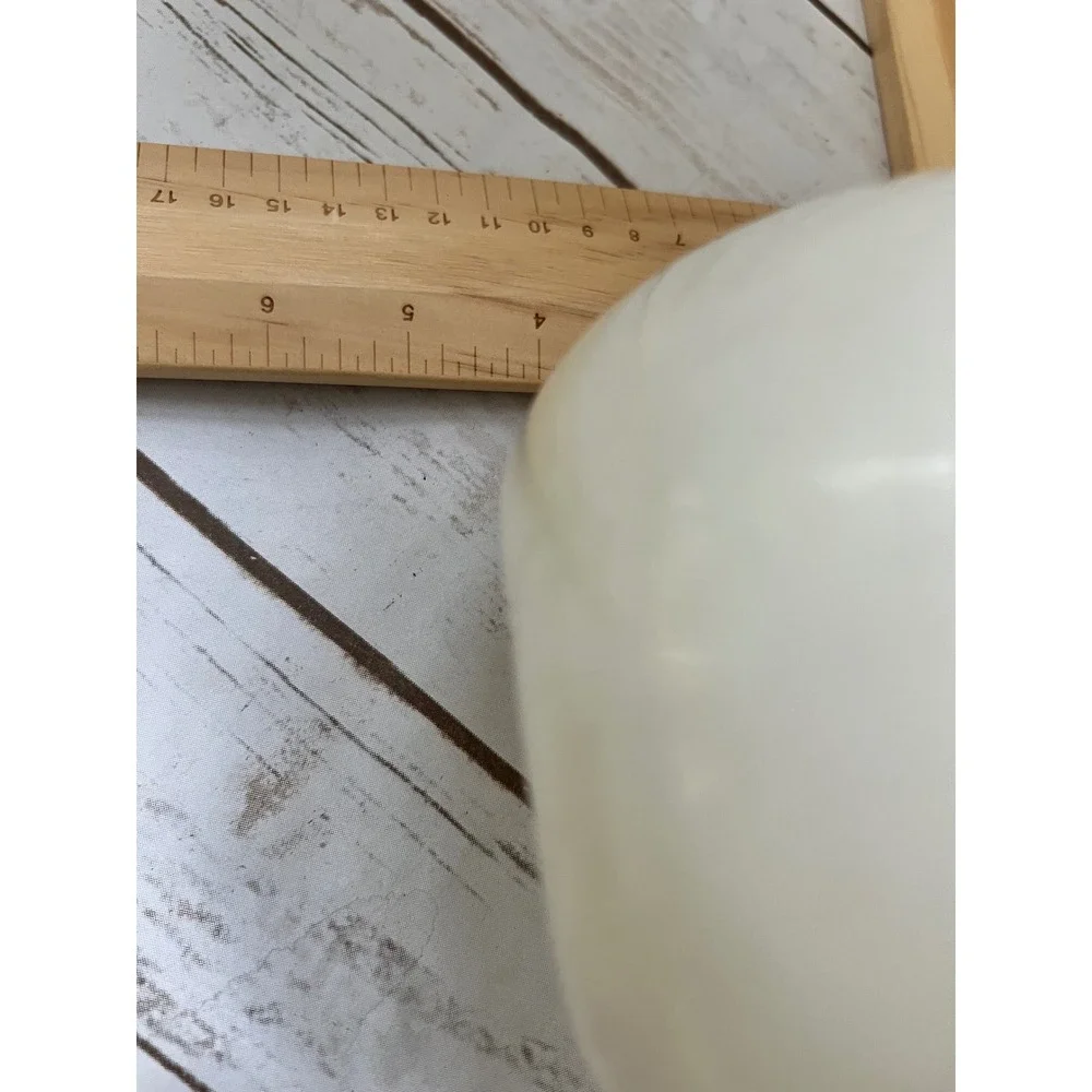 Tupperware Mixing Bowl White Vintage Plastic Round NO LID Small 5 inch